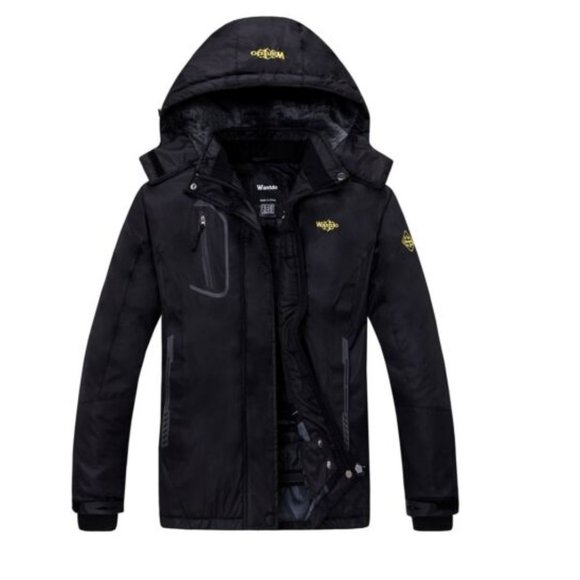 NWT Wantdo Women's Waterproof Ski Jacket Winter Coat Black Size Small $299 N77 - Picture 1 of 3